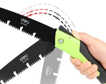 DELI πριόνι ξύλου DL6006 με αντιολισθητική λαβή, αναδιπλούμενο, 17cm - Image 3