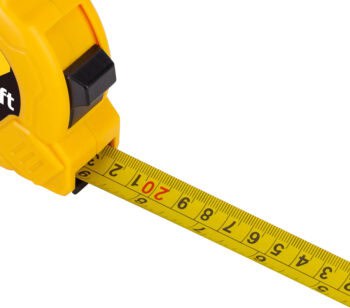 DELI μέτρο DL9010Y, με κλείδωμα & clip ζώνης, 10m/33ft x 25mm - Image 2