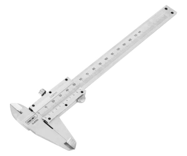 DELI παχύμετρο ακριβείας DL92150 με θήκη μεταφοράς, 150mm, ασημί