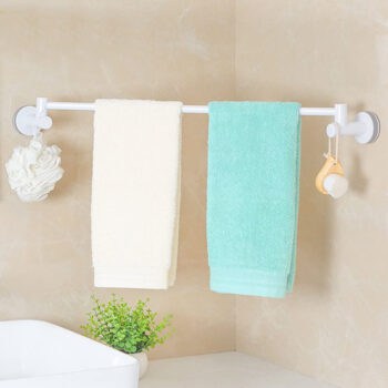 ECOCO κρεμάστρα μπάνιου-κουζίνας E1608, 8.6 x 6.7 x 65cm, λευκή - Image 2