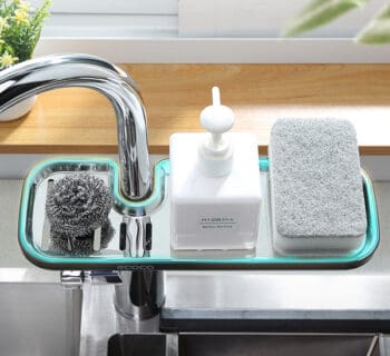 ECOCO βάση στήριξης σε σωλήνα για μπάνιο-κουζίνα E1914, 28.5x10.5x8cm - Image 2