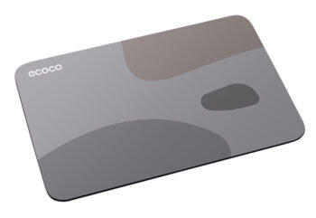 ECOCO πατάκι μπάνιου/κουζίνας E24005, αντιολισθητικό, 40x60cm, γκρι