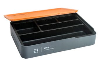 DELI εργαλειοθήκη H1001-B, 5 θέσεων, πλαστική, 30x20.5x5.5cm, γκρι - Image 2