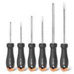 DELI σετ κατσαβίδια HT1006C, 3x ίσια & 3x σταυρωτά, μαγνητικά, 6τμχ