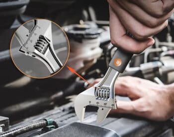 DELI γαλλικό κλειδί HT1508C, ρυθμιζόμενο 0-30mm, 200mm - Image 2