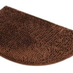 Πατάκι μπάνιου HUH-0068, αντιολισθητικό, 40 x 60cm, καφέ