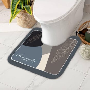 HOME USE πατάκι μπάνιου HUH-0215, αντιολισθητικό, 50x40cm, 3.5mm πάχος, πολύχρωμο - Image 2