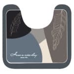 HOME USE πατάκι μπάνιου HUH-0215, αντιολισθητικό, 50x40cm, 3.5mm πάχος, πολύχρωμο