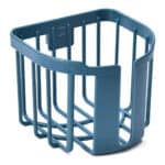 HOME USE επιτοίχια χαρτοθήκη μπάνιου HUH-0220 με αυτοκόλλητο, 11x14x13.5cm, μπλε