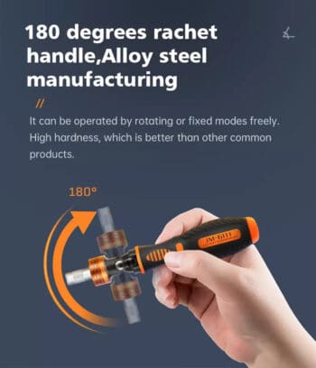 JAKEMY σετ κατσαβιδιών JM-6111 με βαλιτσάκι, CR-V, 69τμχ - Image 3