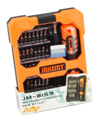 JAKEMY σετ κατσαβιδιών ακριβείας JM-8159 με θήκη, CR-V, 34τμχ - Image 3