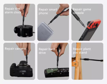 JAKEMY σετ κατσαβιδιών ακριβείας JM-8180-A με κασετίνα, CR-V, 47τμχ - Image 2