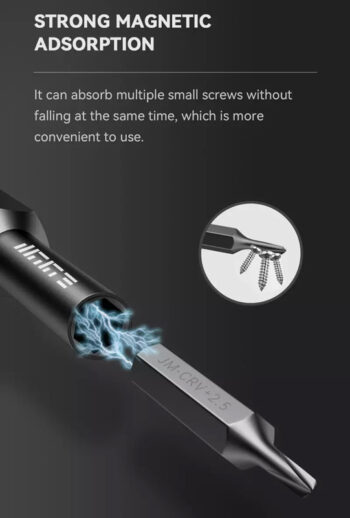 JAKEMY σετ κατσαβιδιών ακριβείας JM-8180-A με κασετίνα, CR-V, 47τμχ - Image 3