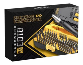 JAKEMY σετ κατσαβιδιών ακριβείας JM-8183 με θήκη, CR-V, 145τμχ - Image 3