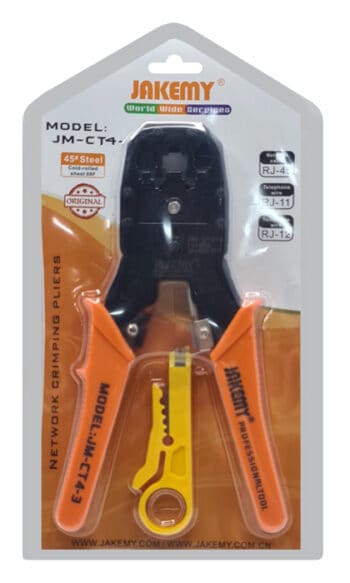 JAKEMY πρέσα ακροδεκτών JM-CT4-3 με απογυμνωτή, RJ45/11/12, 8P/6P/4P - Image 3