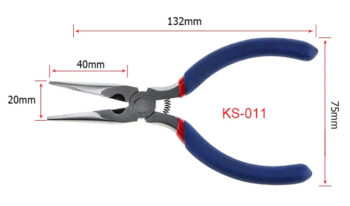 KAISI μυτοτσίμπιδο K-011 με αντιολισθητικές λαβές, 13.2cm - Image 2