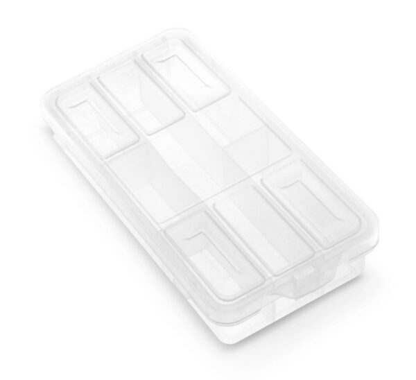 KISTENBERG πλαστική ταμπακιέρα KKNO2010, 6 θέσεων, 180x90x35mm, διάφανη