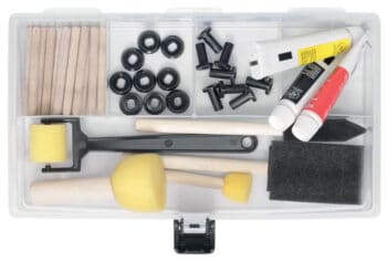 KISTENBERG πλαστική εργαλειοθήκη KNU25, 5 θέσεων, 245x135x85mm, διάφανη - Image 2