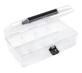 KISTENBERG πλαστική εργαλειοθήκη KNU25, 5 θέσεων, 245x135x85mm, διάφανη - Image 3