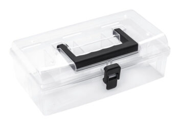 KISTENBERG πλαστική εργαλειοθήκη KNU25, 5 θέσεων, 245x135x85mm, διάφανη