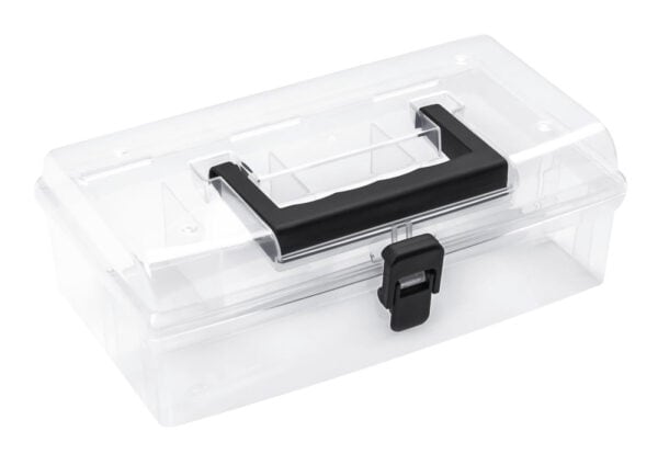 KISTENBERG πλαστική εργαλειοθήκη KNU25, 5 θέσεων, 245x135x85mm, διάφανη
