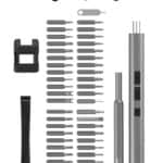 KINGSDUN σετ ηλεκτρικό κατσαβίδι KS-882057 με LED φακό, 350mAh, 57 σε 1