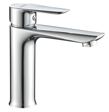 BRUNO μπαταρία νιπτήρα M11569-234C, αναμεικτική, ασημί