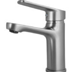 BRUNO μπαταρία νιπτήρα M11823-317C, αναμεικτική, ασημί