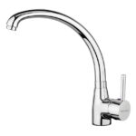 BRUNO μπαταρία πάγκου κουζίνας M54015-H531C-C508, αναμεικτική, ασημί