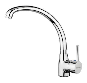 BRUNO μπαταρία πάγκου κουζίνας M54015-H531C-C508, αναμεικτική, ασημί