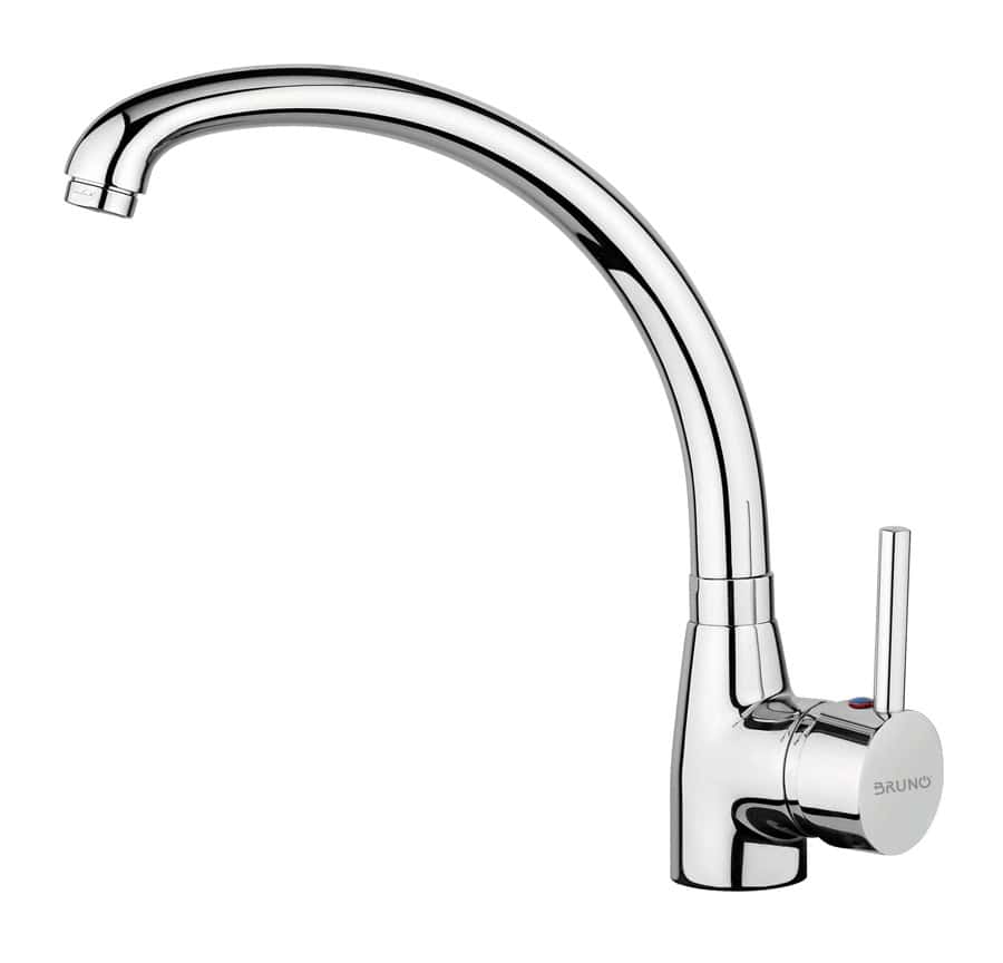 BRUNO μπαταρία πάγκου κουζίνας M54015-H531C-C508, αναμεικτική, ασημί