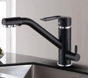 BRUNO μπαταρία πάγκου κουζίνας M54954-355H, τρίοδη, αναμεικτική, μαύρη - Image 3