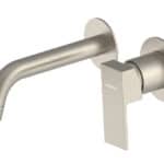 BRUNO μπαταρία νιπτήρα M61615-273, εντοιχισμού, αναμεικτική, ασημί