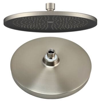 BRUNO σετ κεφαλή ντους με τηλέφωνο M63125-531, αναμεικτική, εντοιχισμού, ασημί - Image 3