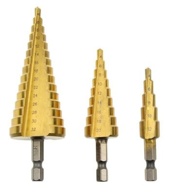Σετ κωνικά τρυπάνια NZ16 για μέταλλο & πλαστικό, 4-32mm, 3τμχ