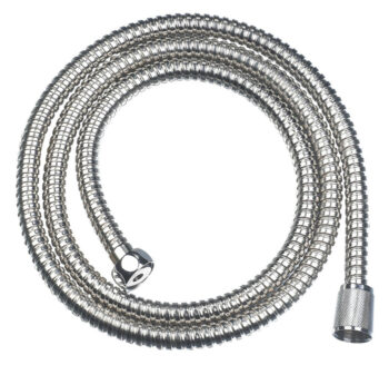 BRUNO σπιράλ ντους P2565-SPIRAL, ανοξείδωτο ατσάλι, 1.5m, ασημί