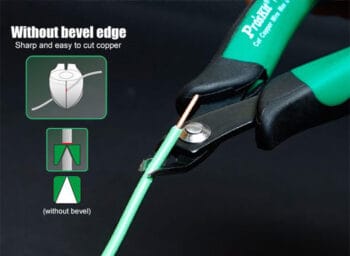 PROSKIT πλαγιοκόφτης PM-101D με αντιολισθητικές λαβές, max Φ1.3mm, 135mm - Image 3