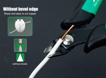 PROSKIT πλαγιοκόφτης PM-30D με αντιολισθητικές λαβές, max Φ1.6mm, 135mm - Image 3