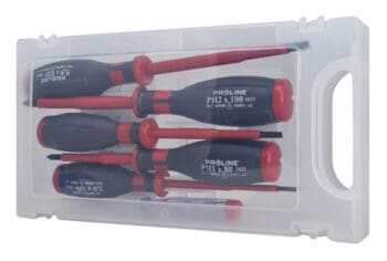 PROLINE σετ κατσαβίδια ηλεκτρολόγου 10510, με μόνωση 1000V, 6τμχ - Image 2