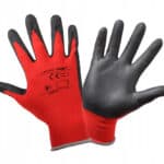LAHTI PRO γάντια εργασίας L2212, αντοχή σε υγρά, 8/M, κόκκινο-μαύρο