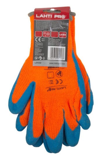 LAHTI PRO γάντια εργασίας L2502, προστασία έως -50°C, 9/L πορτοκαλί-μπλε - Image 2