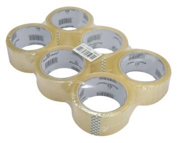 POWERTECH αυτοκόλλητη ταινία PT-1029, διάφανη, 48mm, 60m, 6τμχ - Image 2