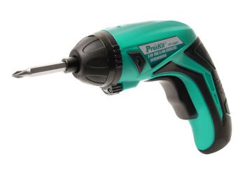 PROSKIT ηλεκτρικό κατσαβίδι PT-1362U με 4 μύτες, LED φακός, 1500mAh