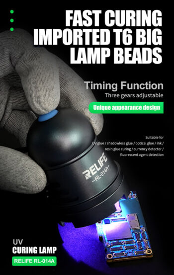 RELIFE UV λάμπα RL-014A για στέγνωμα κόλλας UV, USB, 10W - Image 2