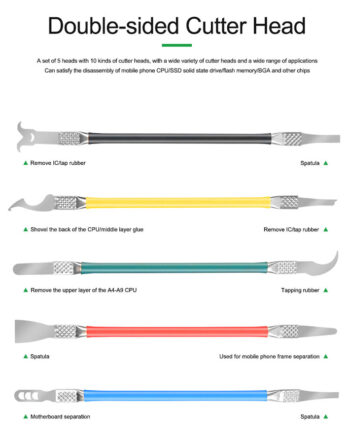 RELIFE σετ εργαλεία ανοίγματος RL-049B για επισκευές κινητών, 5τμχ - Image 3
