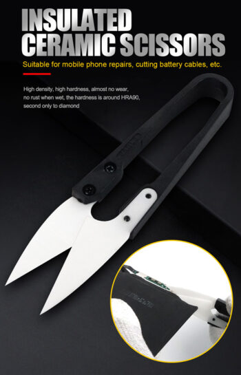 RELIFE κεραμικό ψαλίδι RL-102 με μόνωση, U-shaped - Image 2