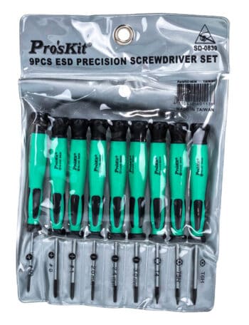 PROSKIT σετ κατσαβιδιών ακριβείας SD-0839, 9τμχ - Image 2