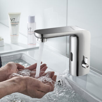 BRUNO μπαταρία νιπτήρα SF11019HCP-ABN με αισθητήρα, αναμεικτική, ασημί - Image 3