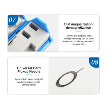 SUNSHINE σετ κατσαβιδιών ακριβείας SS-5120 με θήκη, μαγνητικό, 128τμχ - Image 3