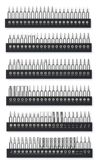 JAKEMY σετ εργαλείων YF-P14, επαγγελματικών προδιαγραφών, 141τμχ - Image 3
